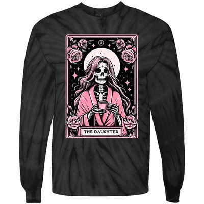 Daughter Tarot Card Matching Tie-Dye Long Sleeve Shirt