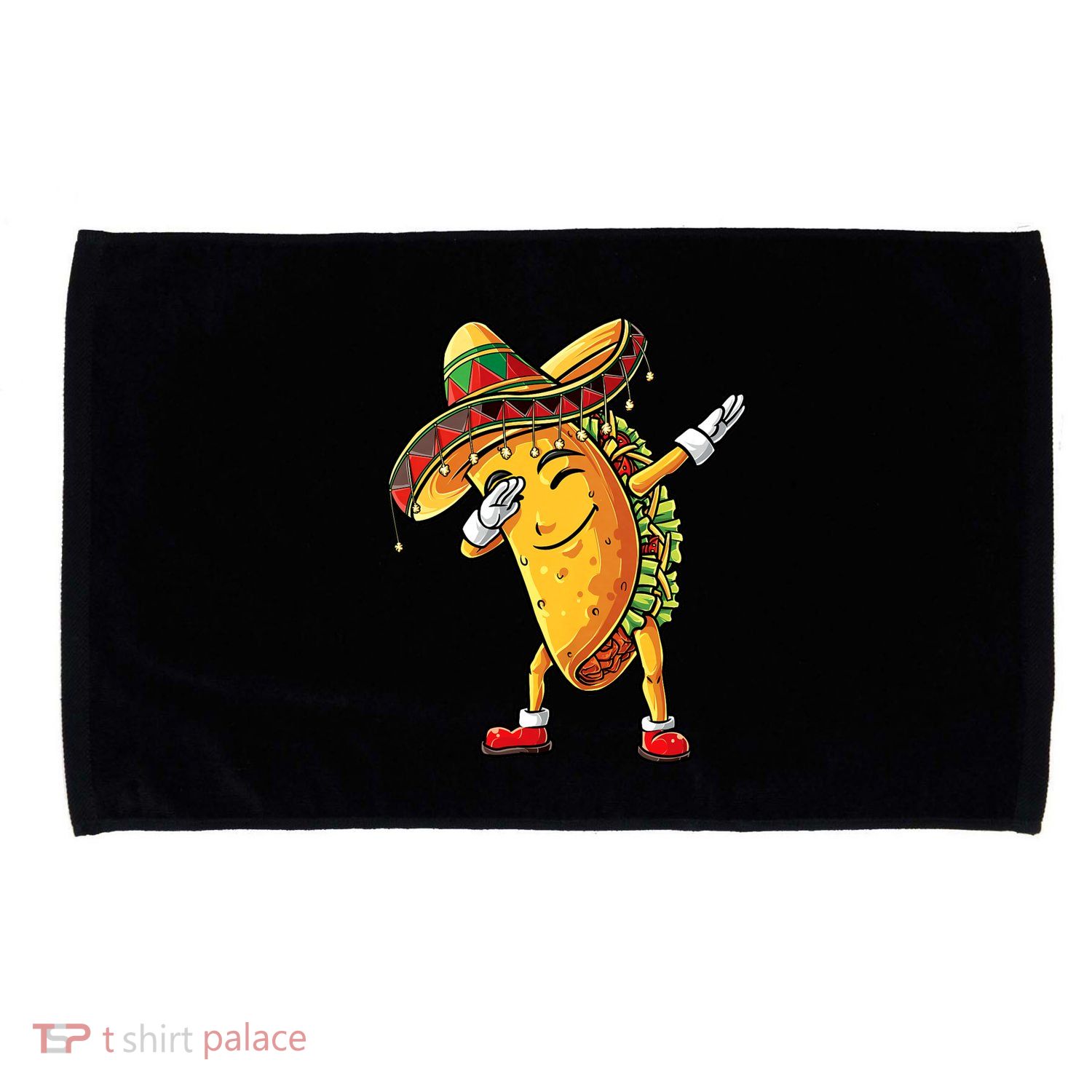 Dabbing Taco Cinco De Mayo Funny Mexican Food Dab Microfiber Hand Towel