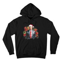 Donald Trump Christmas Trump With Santa Hat Hoodie