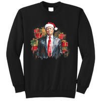 Donald Trump Christmas Trump With Santa Hat Sweatshirt