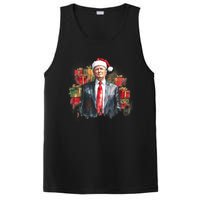 Donald Trump Christmas Trump With Santa Hat PosiCharge Competitor Tank