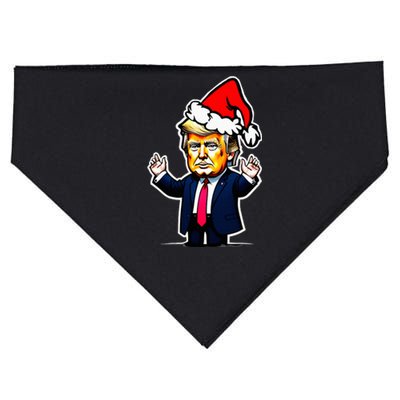 Donald Trump Christmas For Dads & Women Christmas Trump USA-Made Doggie Bandana