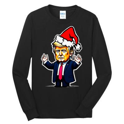 Donald Trump Christmas For Dads & Women Christmas Trump Tall Long Sleeve T-Shirt