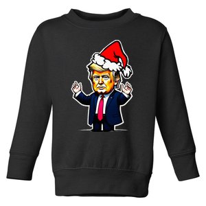 Donald Trump Christmas For Dads & Women Christmas Trump Toddler Sweatshirt