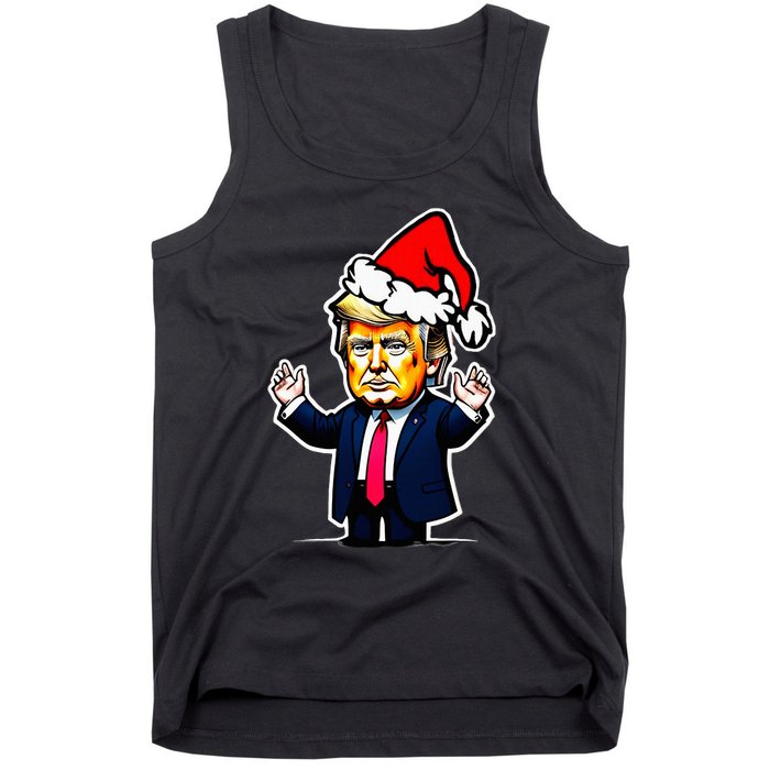 Donald Trump Christmas For Dads & Women Christmas Trump Tank Top