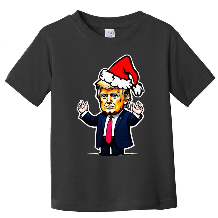 Donald Trump Christmas For Dads & Women Christmas Trump Toddler T-Shirt