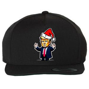 Donald Trump Christmas For Dads & Women Christmas Trump Wool Snapback Cap