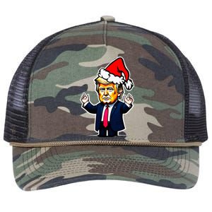 Donald Trump Christmas For Dads & Women Christmas Trump Retro Rope Trucker Hat Cap