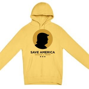 Donald Trump Classy Save America Premium Pullover Hoodie