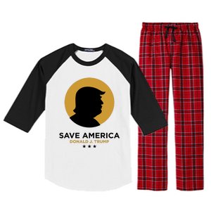 Donald Trump Classy Save America Raglan Sleeve Pajama Set