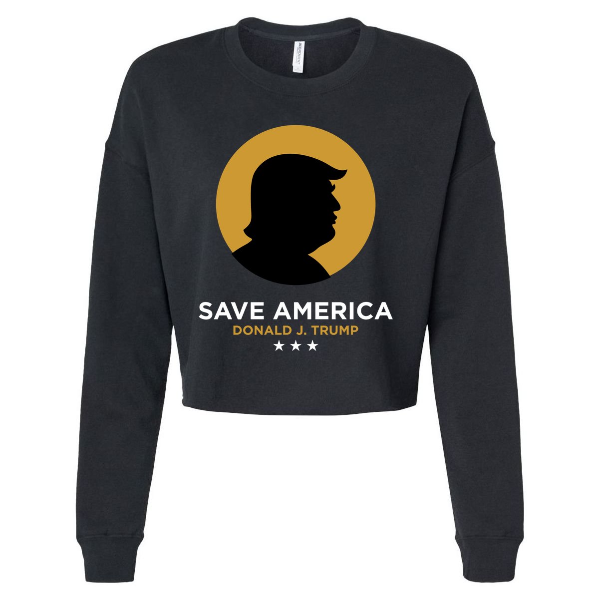 Donald Trump Classy Save America Cropped Pullover Crew