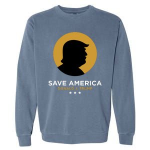 Donald Trump Classy Save America Garment-Dyed Sweatshirt