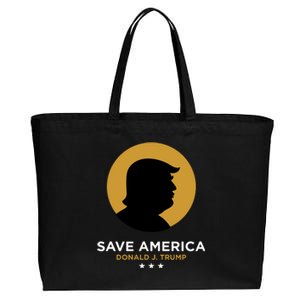 Donald Trump Classy Save America Cotton Canvas Jumbo Tote