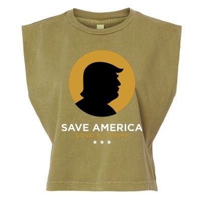 Donald Trump Classy Save America Garment-Dyed Women's Muscle Tee