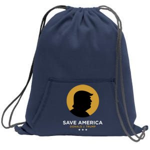 Donald Trump Classy Save America Sweatshirt Cinch Pack Bag