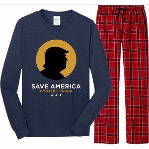 Donald Trump Classy Save America Long Sleeve Pajama Set