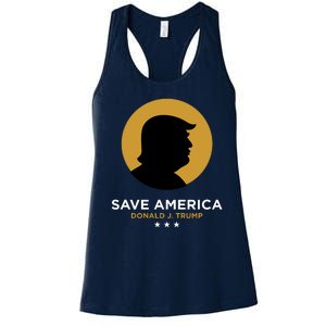 Donald Trump Classy Save America Women's Racerback Tank