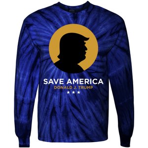 Donald Trump Classy Save America Tie-Dye Long Sleeve Shirt