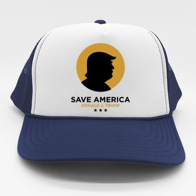 Donald Trump Classy Save America Trucker Hat