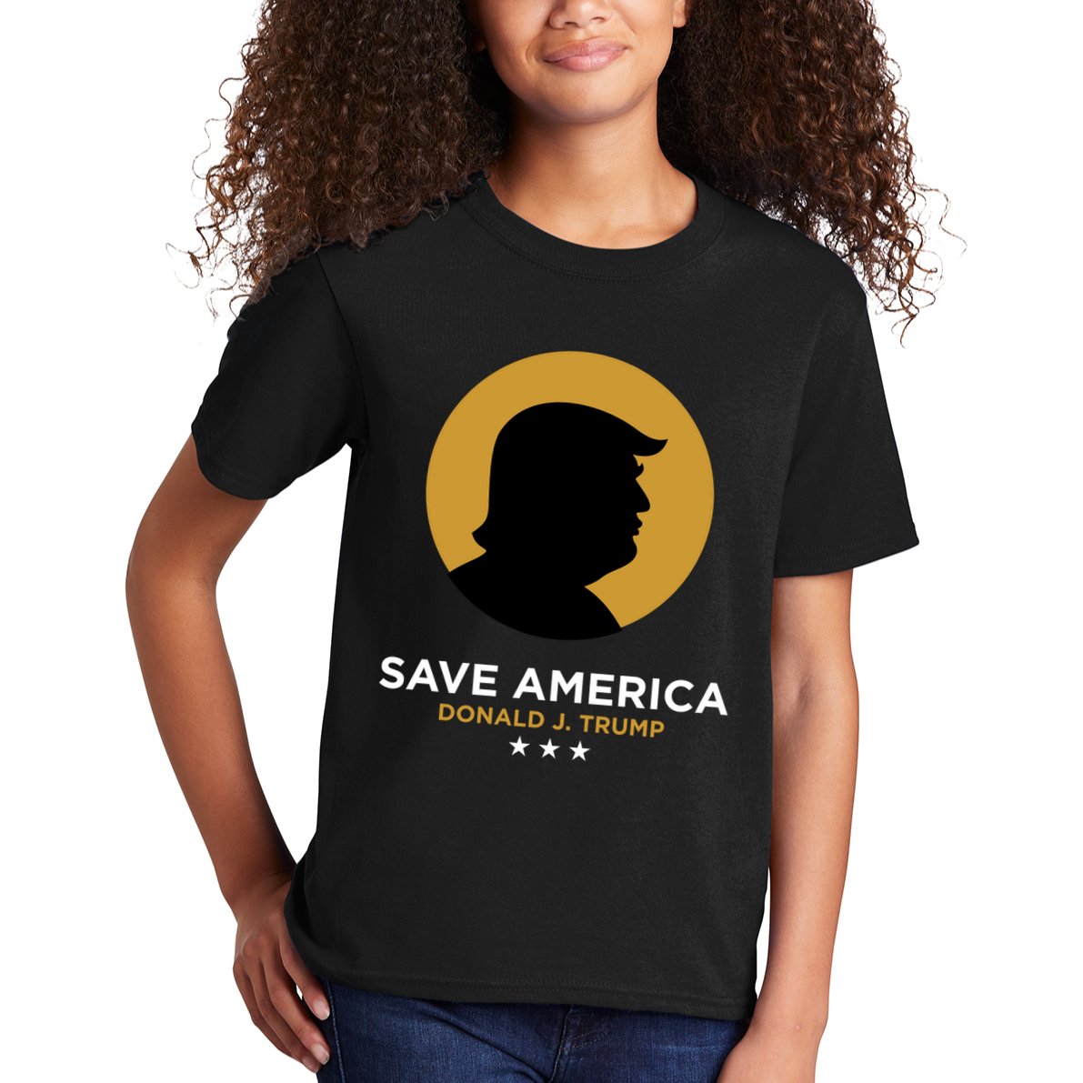 Donald Trump Classy Save America Kids T-Shirt