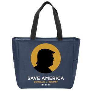 Donald Trump Classy Save America Zip Tote Bag