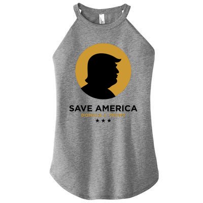 Donald Trump Classy Save America Women’s Perfect Tri Rocker Tank