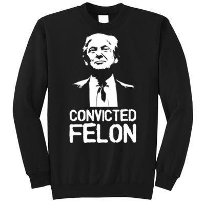 Donald Trump Convicted Felon Stencil Graffiti Sweatshirt