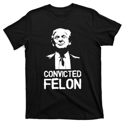 Donald Trump Convicted Felon Stencil Graffiti T-Shirt