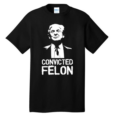 Donald Trump Convicted Felon Stencil Graffiti Tall T-Shirt