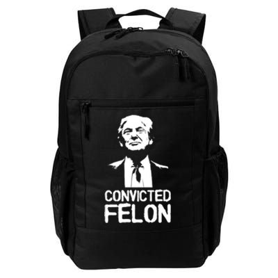 Donald Trump Convicted Felon Stencil Graffiti Daily Commute Backpack