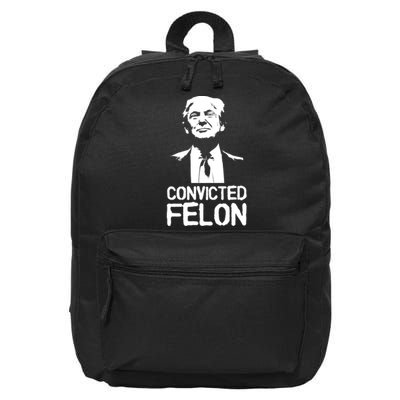 Donald Trump Convicted Felon Stencil Graffiti 16 in Basic Backpack