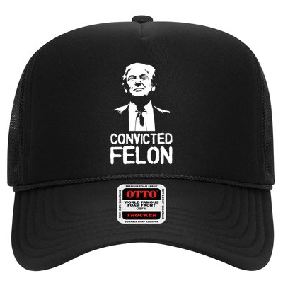 Donald Trump Convicted Felon Stencil Graffiti Trucker Hat