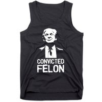 Donald Trump Convicted Felon Stencil Graffiti Tank Top