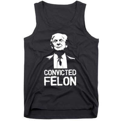 Donald Trump Convicted Felon Stencil Graffiti Tank Top