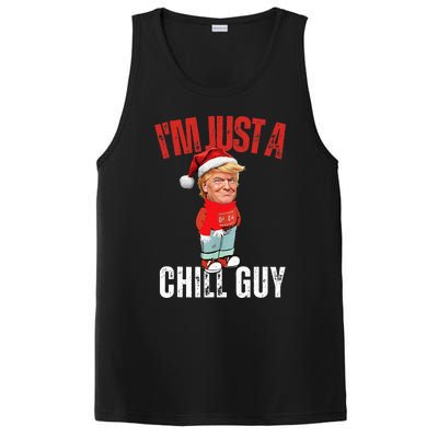 Donald Trump Christmas Chill Meme Guy PosiCharge Competitor Tank