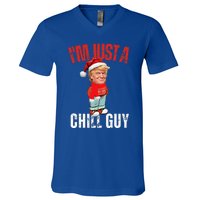 Donald Trump Christmas Chill Meme Guy V-Neck T-Shirt