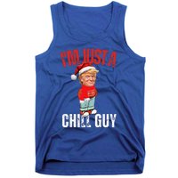 Donald Trump Christmas Chill Meme Guy Tank Top