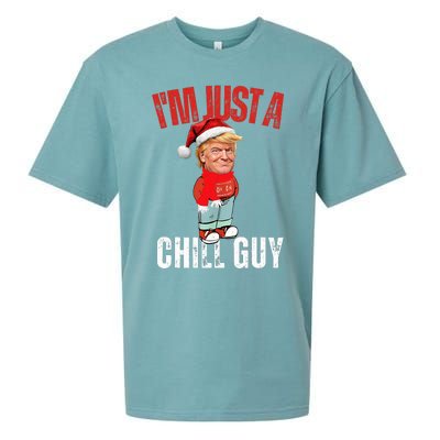 Donald Trump Christmas Chill Meme Guy Sueded Cloud Jersey T-Shirt