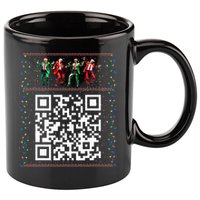 Dancing Trump Christmas Qr President 2024 Dance Code 11oz C Handle Ceramic Mug