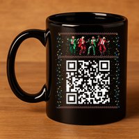 Dancing Trump Christmas Qr President 2024 Dance Code 11oz C Handle Ceramic Mug