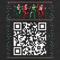Dancing Trump Christmas Qr President 2024 Dance Code 11oz C Handle Ceramic Mug