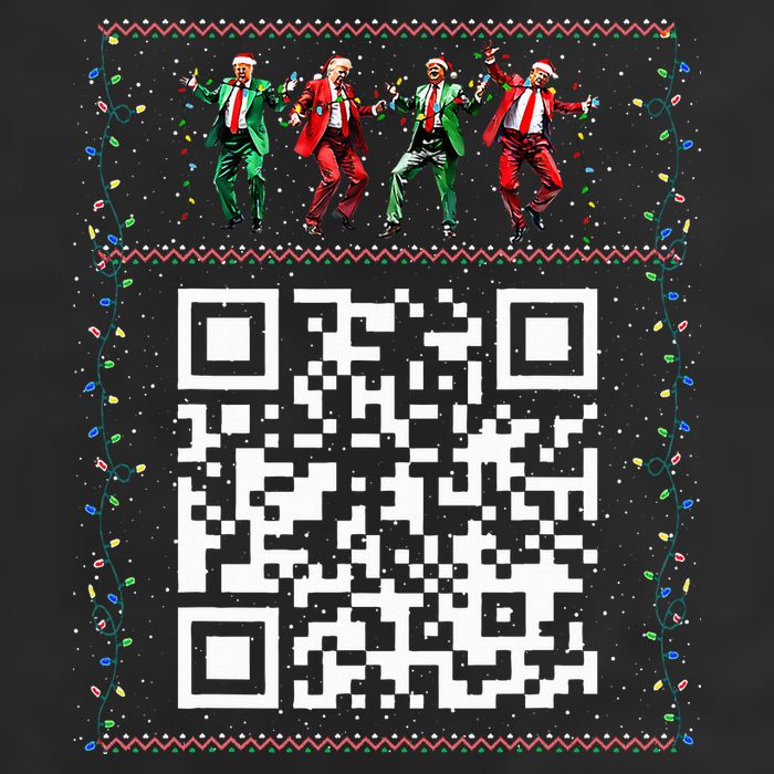 Dancing Trump Christmas Qr President 2024 Dance Code 11oz C Handle Ceramic Mug