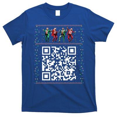 Dancing Trump Christmas Qr President 2024 Dance Code T-Shirt
