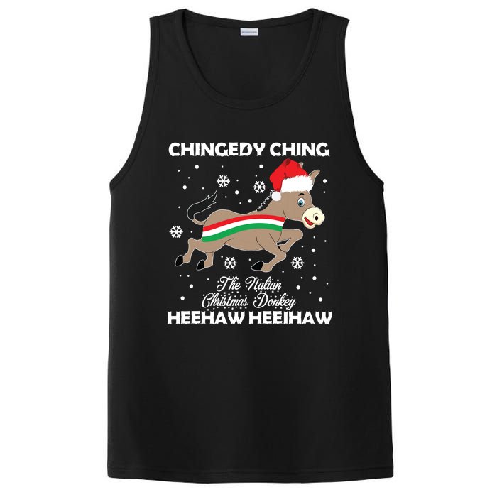 Dominick The Christmas Donkey Italian Donkey PosiCharge Competitor Tank