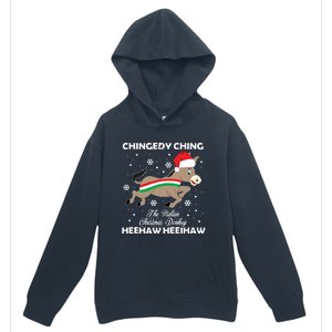 Dominick The Christmas Donkey Italian Donkey Urban Pullover Hoodie