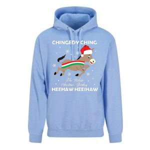 Dominick The Christmas Donkey Italian Donkey Unisex Surf Hoodie