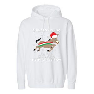 Dominick The Christmas Donkey Italian Donkey Garment-Dyed Fleece Hoodie