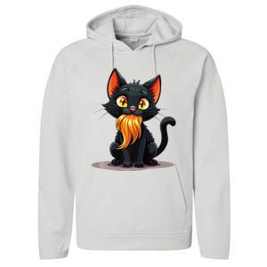 Donald Trump Cat Ladies For Kamala Harris 2024 Sarcastic Premium Performance Fleece Hoodie