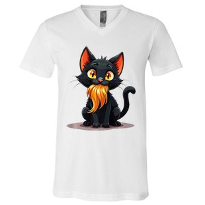 Donald Trump Cat Ladies For Kamala Harris 2024 Sarcastic Premium V-Neck T-Shirt