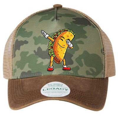 Dabbing Taco Cinco De Mayo Funny Mexican Food Dab Legacy Tie Dye Trucker Hat
